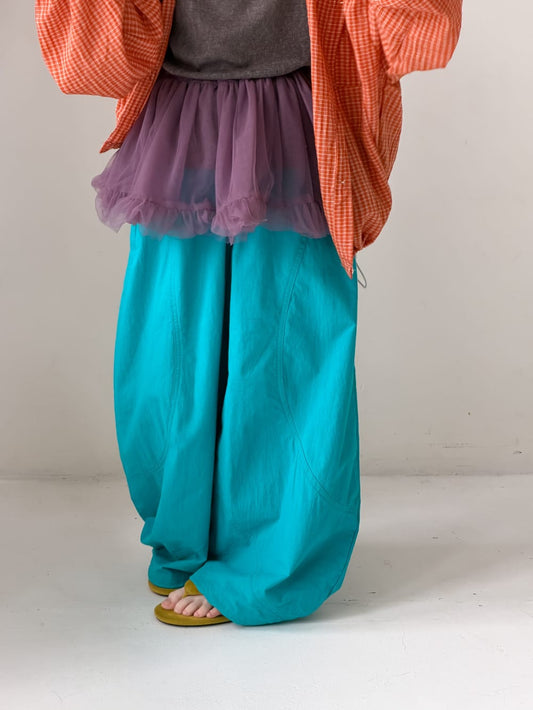 Curved Silhouette Pants コクーン ロングパンツ【mh0013135】 KUMAI.KIDS ロングパンツ・スウェットパンツ