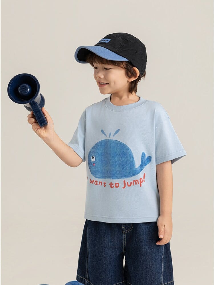 Cute Animal Graphic Cotton T-shirt アニマル プリント コットン Tシャツ【mh0012741】 YoehYaul 半袖Tシャツ