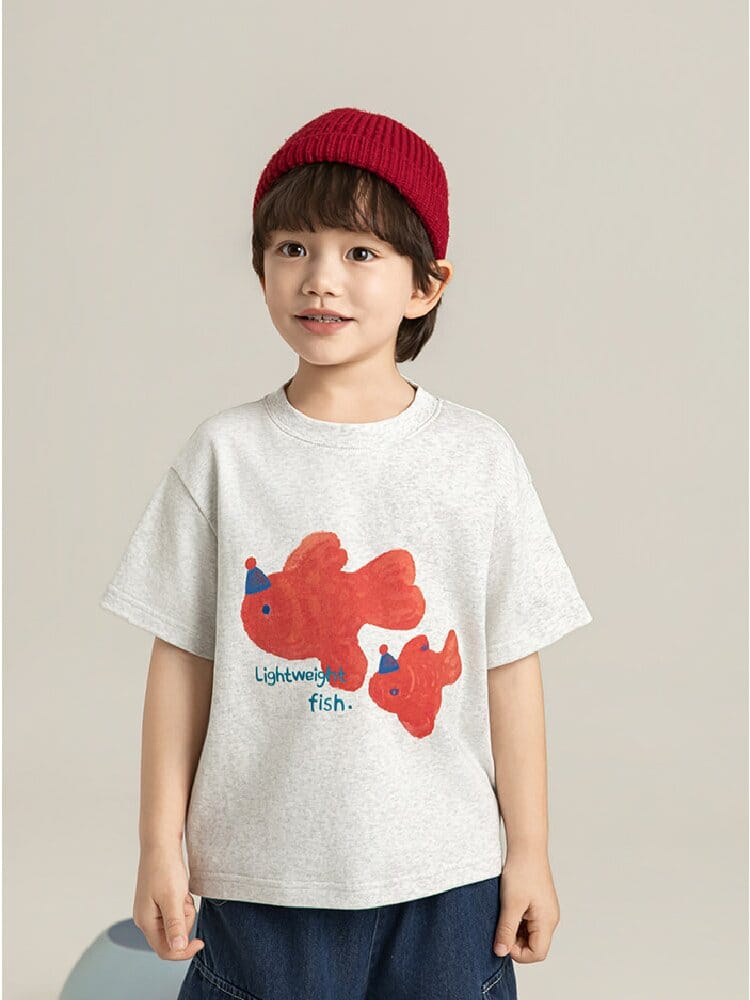 Cute Animal Graphic Cotton T-shirt アニマル プリント コットン Tシャツ【mh0012741】 YoehYaul 半袖Tシャツ