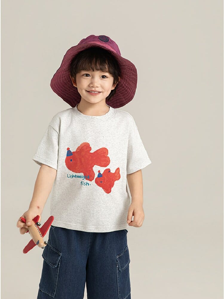 Cute Animal Graphic Cotton T-shirt アニマル プリント コットン Tシャツ【mh0012741】 YoehYaul 半袖Tシャツ