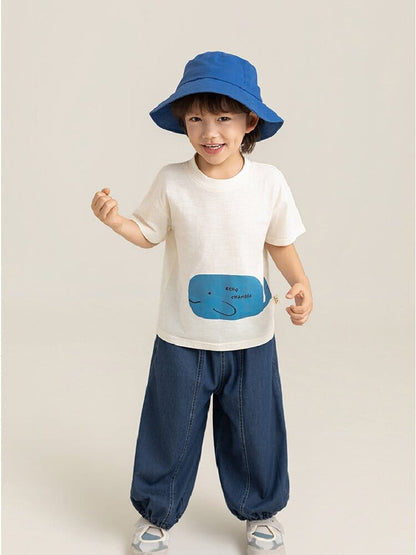 Cute Animal Graphic Cotton T-shirt アニマル プリント コットン Tシャツ【mh0012741】 YoehYaul 半袖Tシャツ