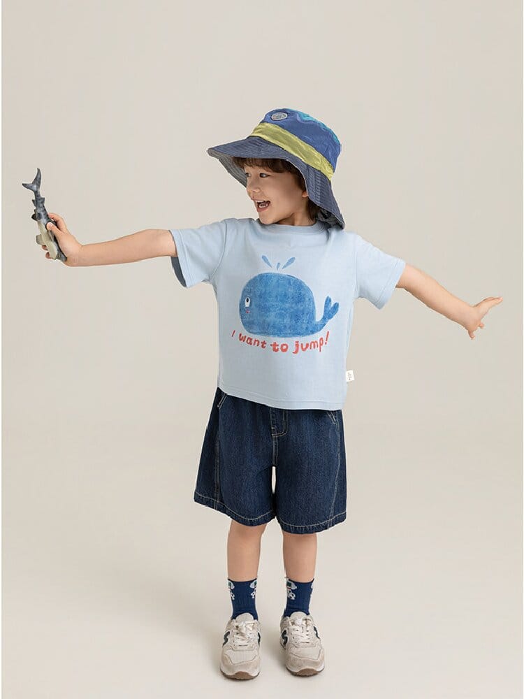 Cute Animal Graphic Cotton T-shirt アニマル プリント コットン Tシャツ【mh0012741】 YoehYaul 半袖Tシャツ