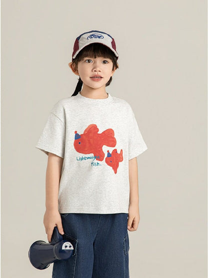 Cute Animal Graphic Cotton T-shirt アニマル プリント コットン Tシャツ【mh0012741】 YoehYaul 半袖Tシャツ