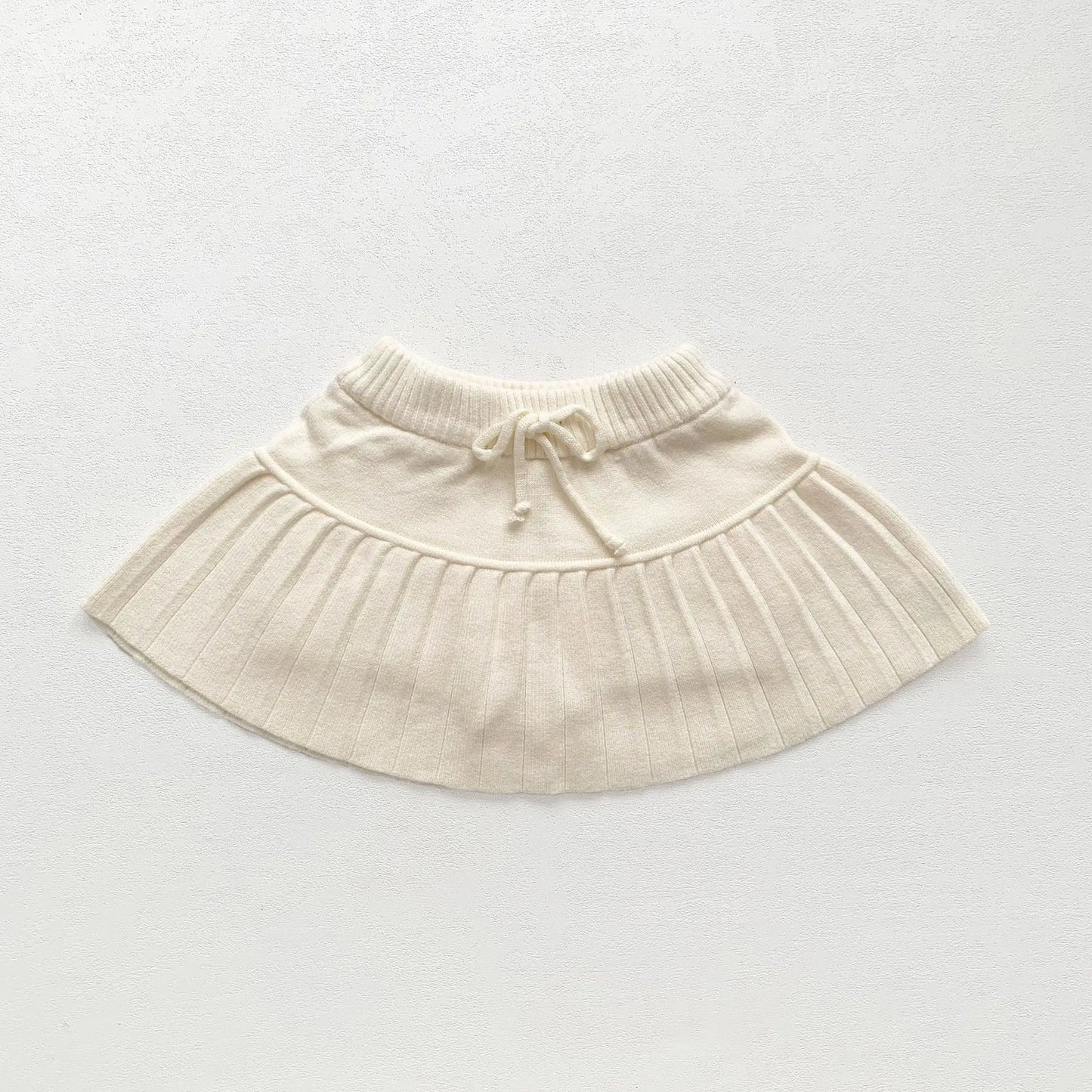 スカート Beige / 9M (73) ベビーキッズスカート ニットプリーツスカート 2カラー【mh0006726】