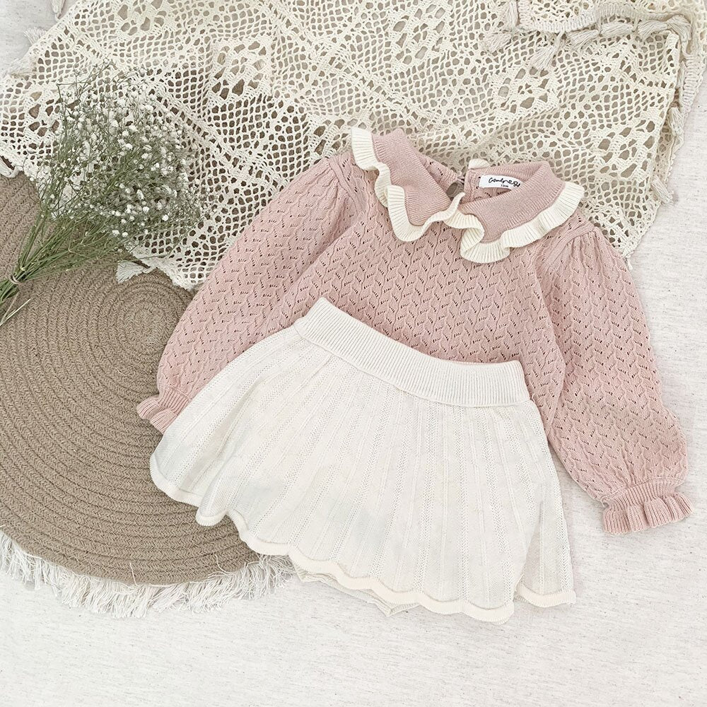 ブルマパンツ Knitted Ruffle Skirt Bloomer ニット フリルスカート ブルマ【mh0012149】