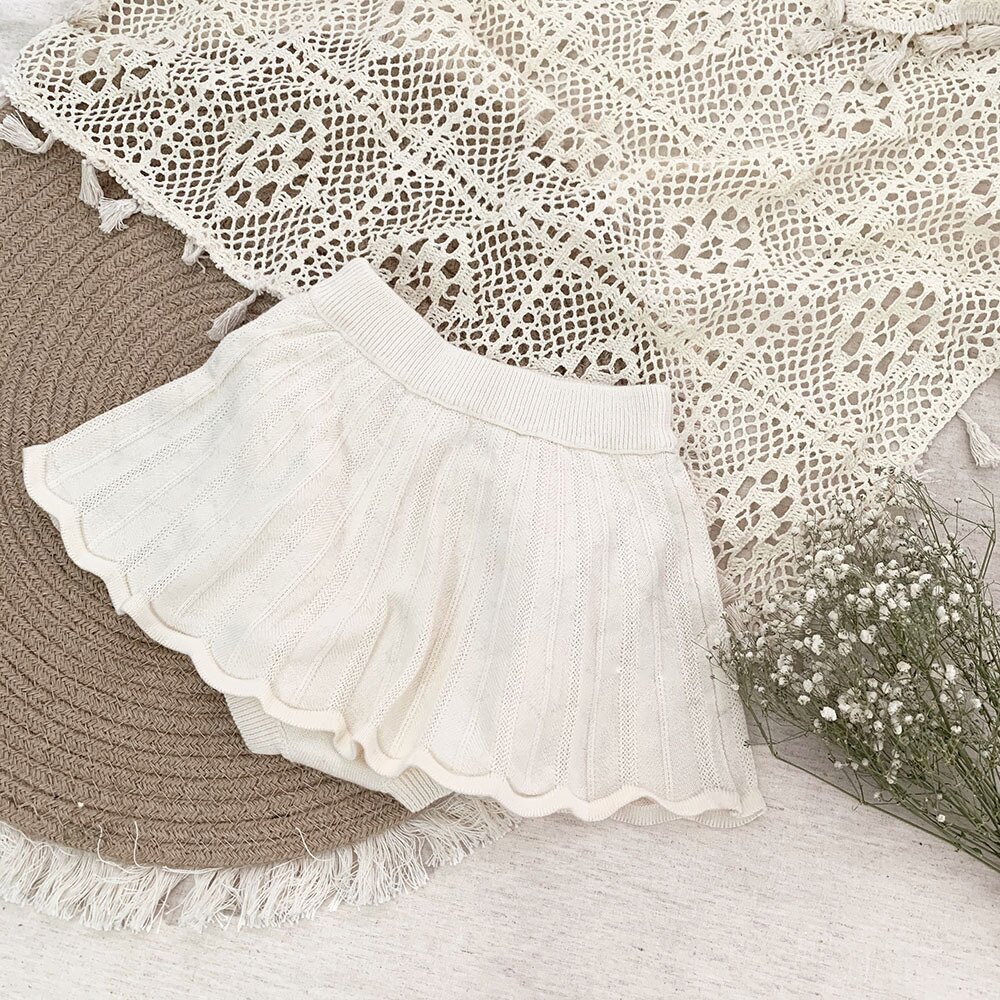 ブルマパンツ Knitted Ruffle Skirt Bloomer ニット フリルスカート ブルマ【mh0012149】