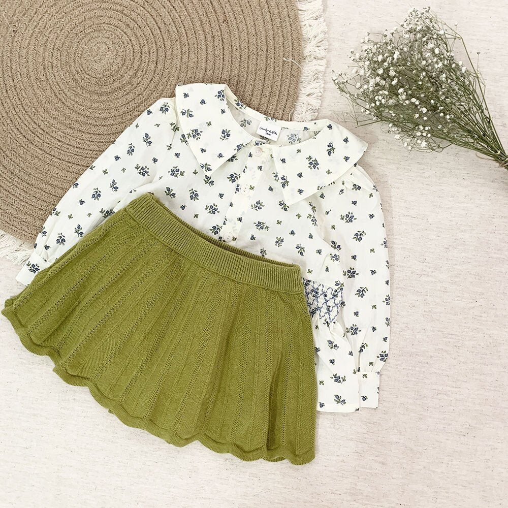 ブルマパンツ Knitted Ruffle Skirt Bloomer ニット フリルスカート ブルマ【mh0012149】
