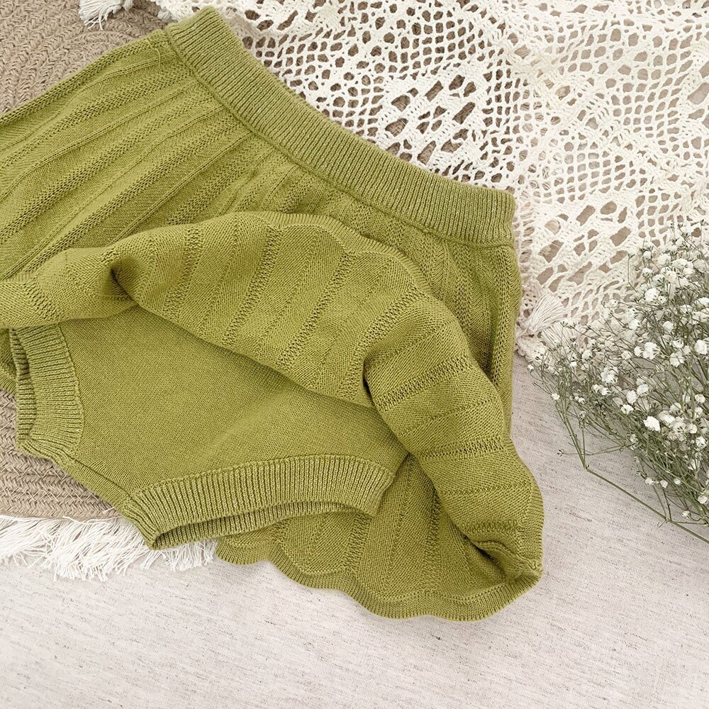 ブルマパンツ Knitted Ruffle Skirt Bloomer ニット フリルスカート ブルマ【mh0012149】