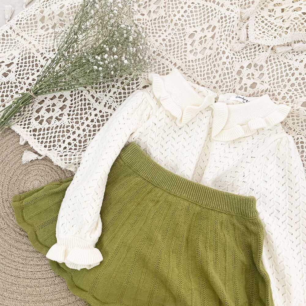 ブルマパンツ Knitted Ruffle Skirt Bloomer ニット フリルスカート ブルマ【mh0012149】