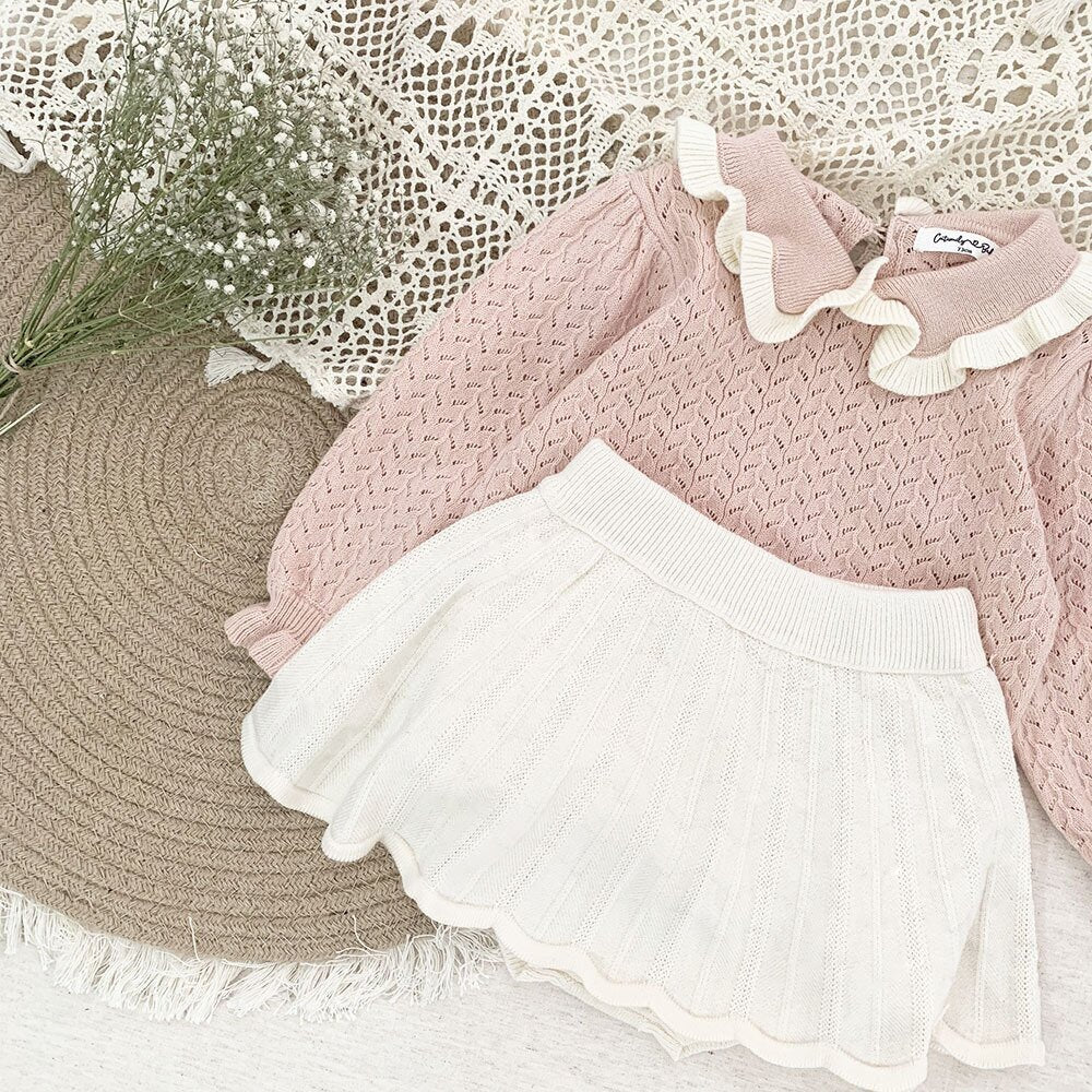 ブルマパンツ Knitted Ruffle Skirt Bloomer ニット フリルスカート ブルマ【mh0012149】