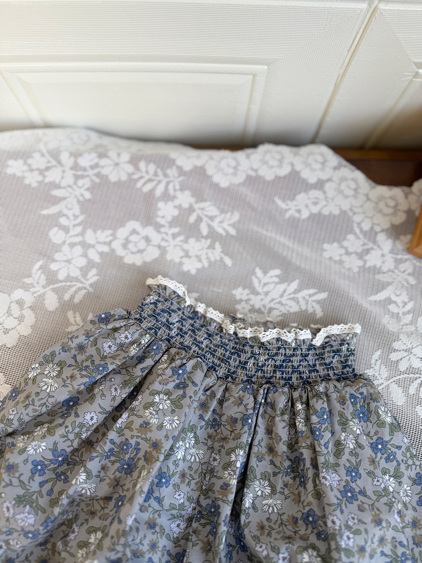 ハーフパンツ・ショートパンツ Lace Floral Lantern Shorts レース付花柄ランタンショーツ【mh0012114】