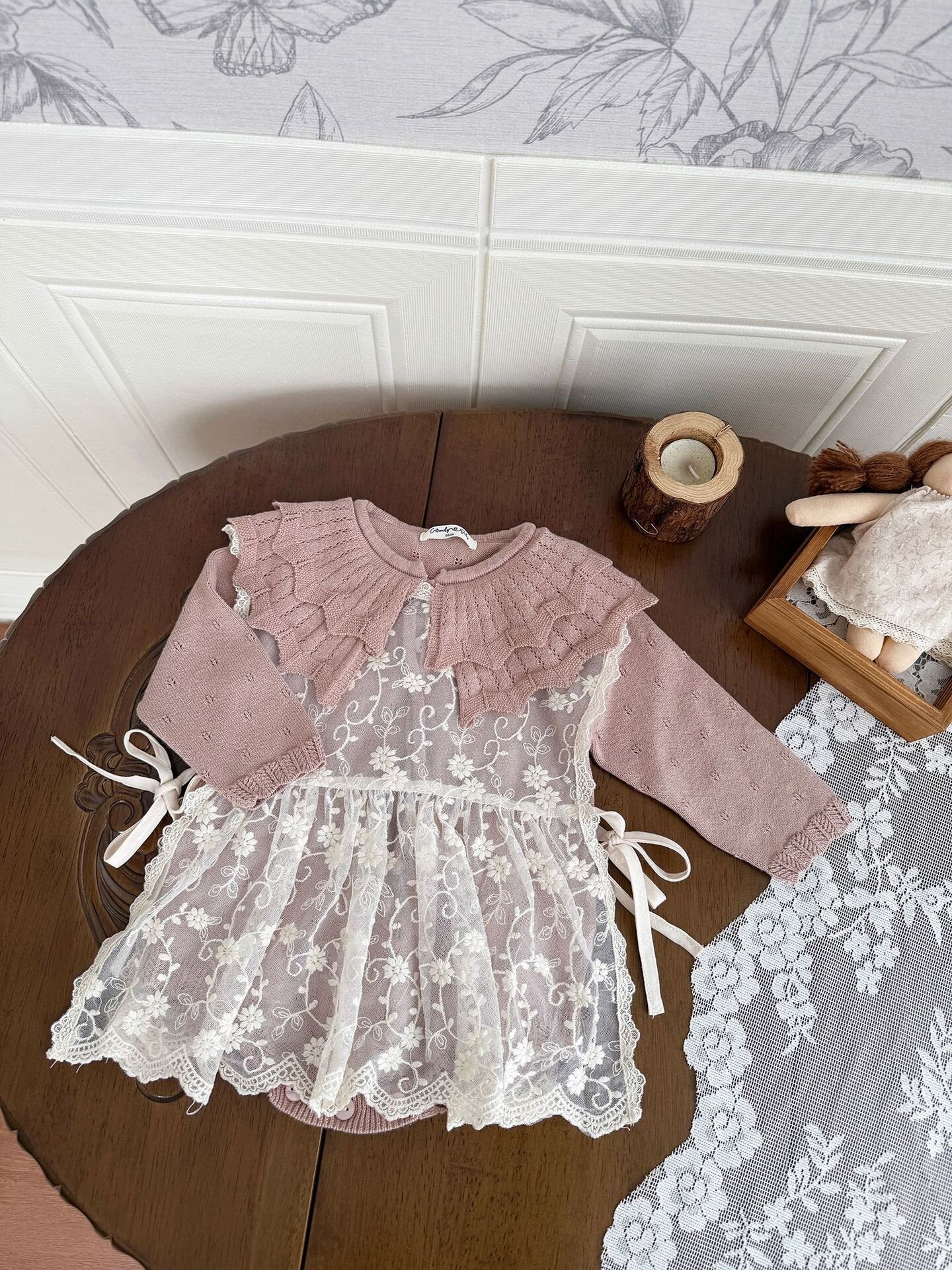 ベスト Lace Ruffle Hem Strap Vest レース フリル ヘム ストラップ ベスト【mh0012155】