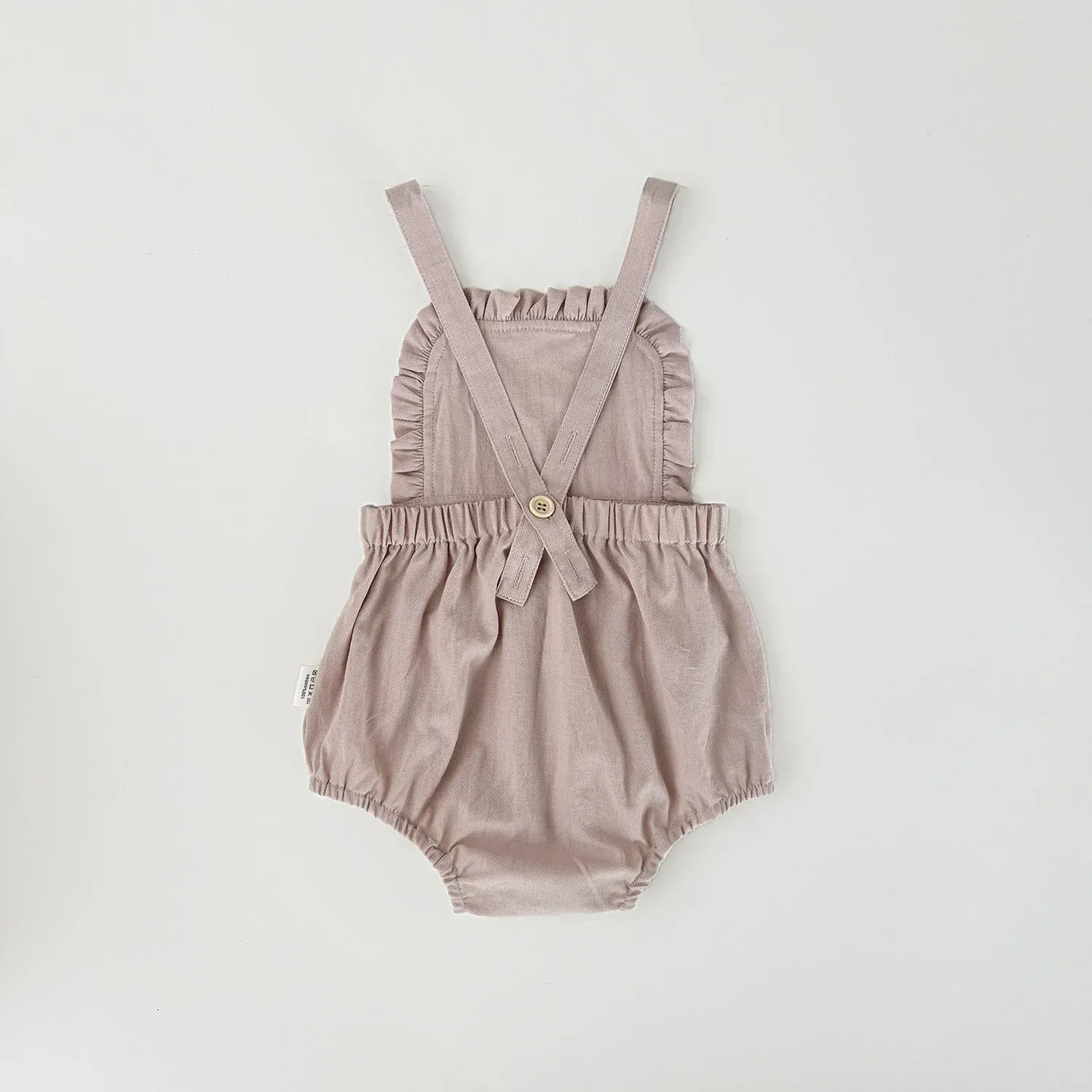 ノースリーブロンパース ベビーロンパース フラワープリント刺繍サスペンダーロンパース【mh-0008926】