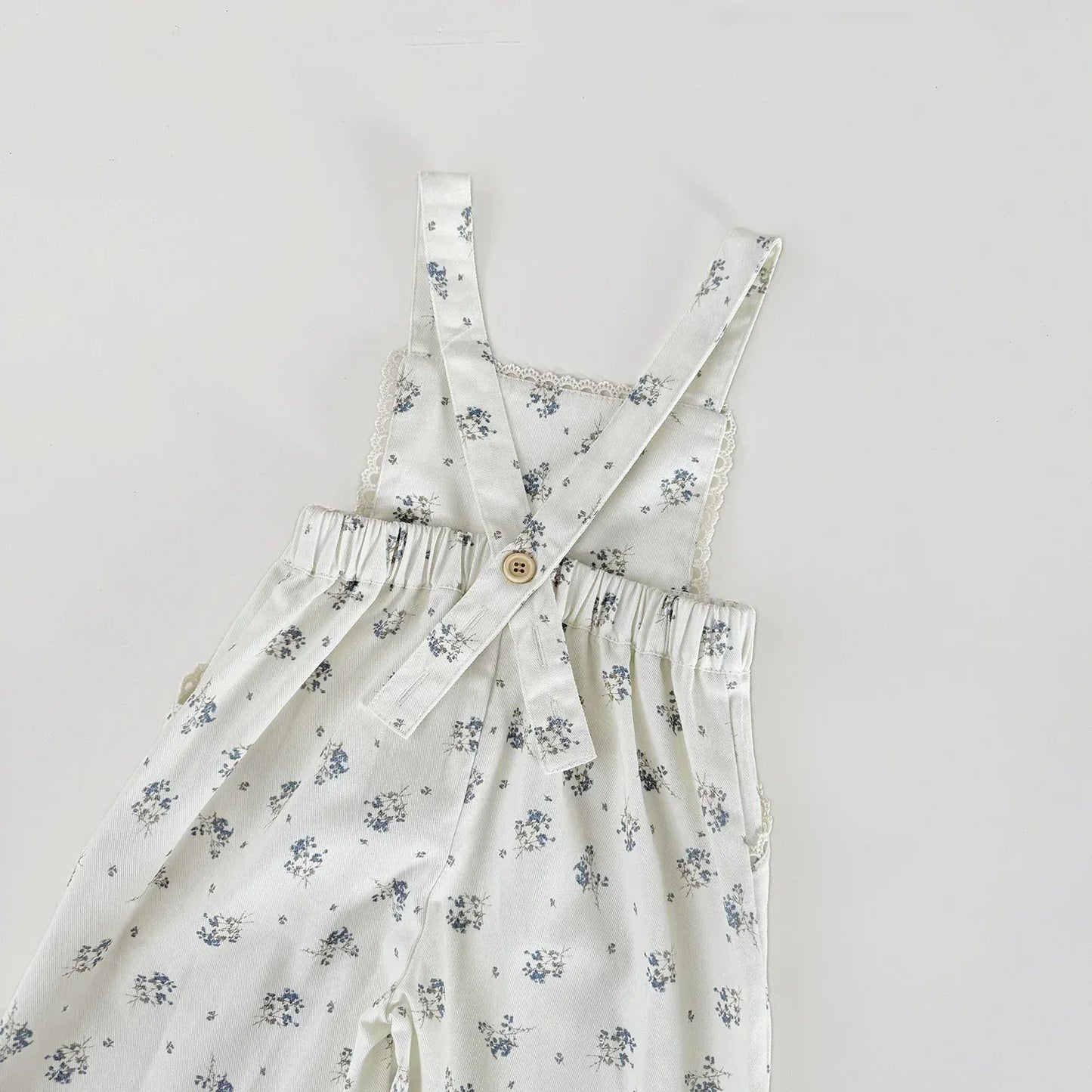 サロペットパンツ・サスペンダーパンツ ベビーキッズサロペット フラワー小花柄プリントサスペンダーパンツオーバーオール【mh0008916】