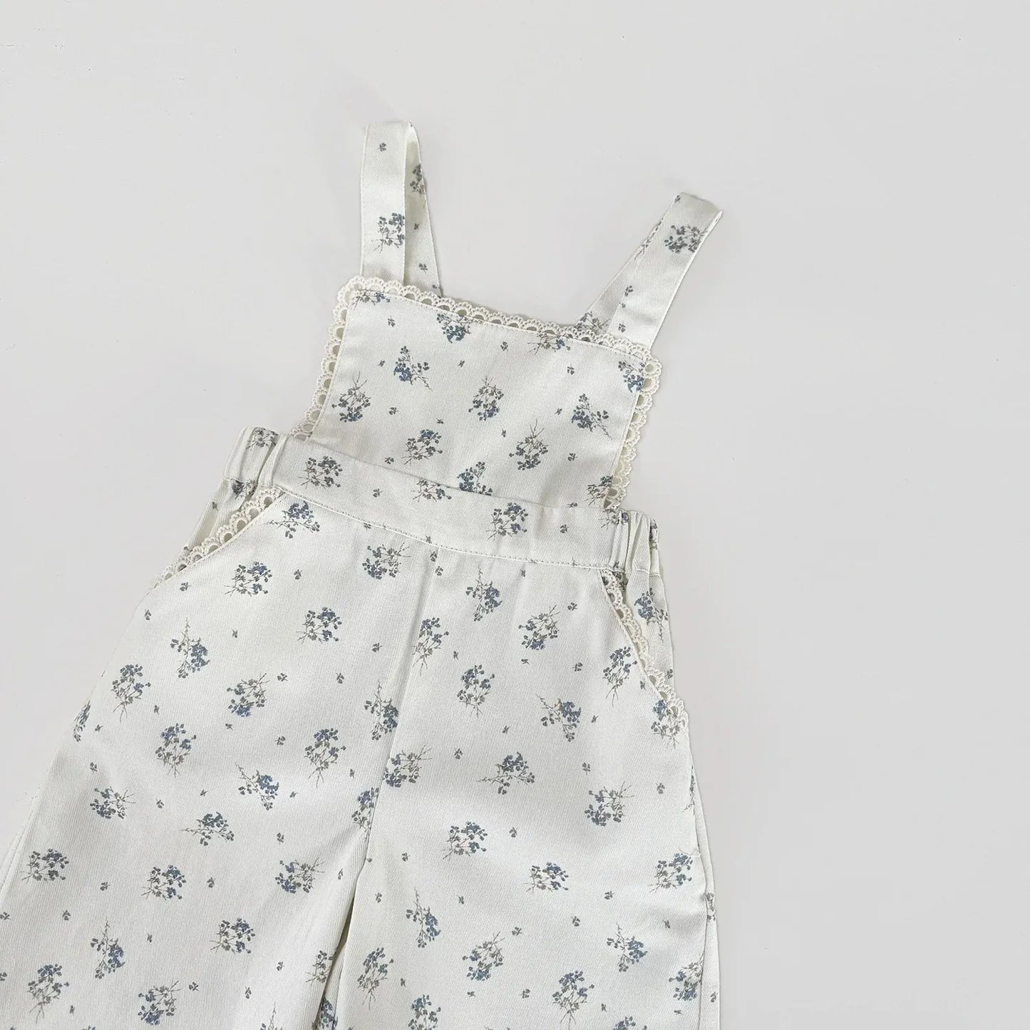 サロペットパンツ・サスペンダーパンツ ベビーキッズサロペット フラワー小花柄プリントサスペンダーパンツオーバーオール【mh0008916】