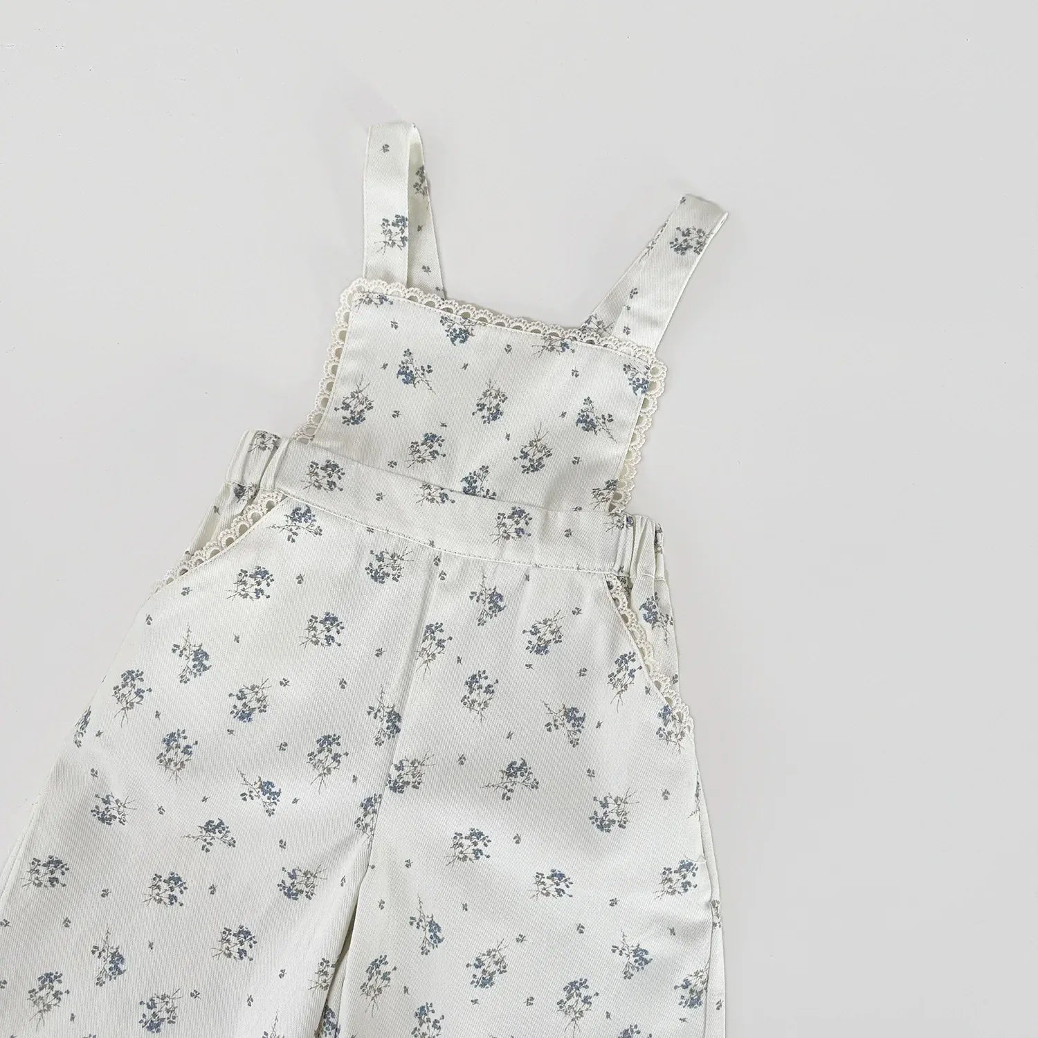 サロペットパンツ・サスペンダーパンツ ベビーキッズサロペット フラワー小花柄プリントサスペンダーパンツオーバーオール【mh0008916】