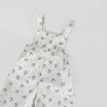 サロペットパンツ・サスペンダーパンツ ベビーキッズサロペット フラワー小花柄プリントサスペンダーパンツオーバーオール【mh0008916】