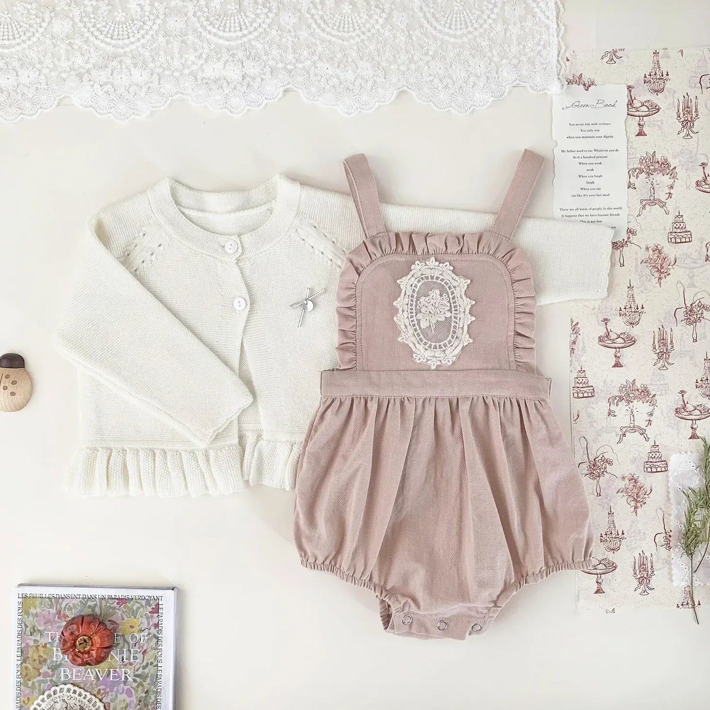 カーディガン・パーカー ベビーキッズカーディガン 裾フリルニット長袖ボレロカーディガン【mh0008920】