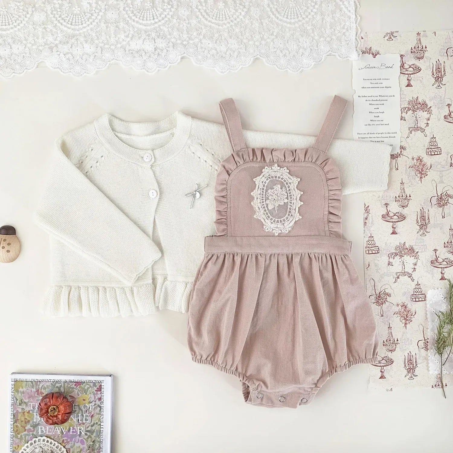 カーディガン・パーカー ベビーキッズカーディガン 裾フリルニット長袖ボレロカーディガン【mh0008920】