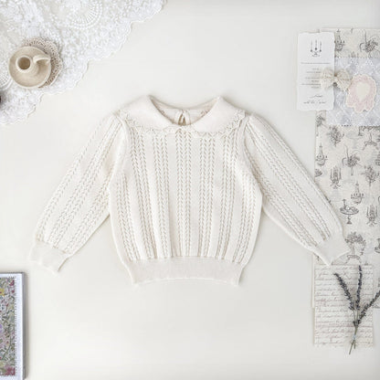 ニット・セーター ランタンスリーブ長袖カットソー【mh0009558】