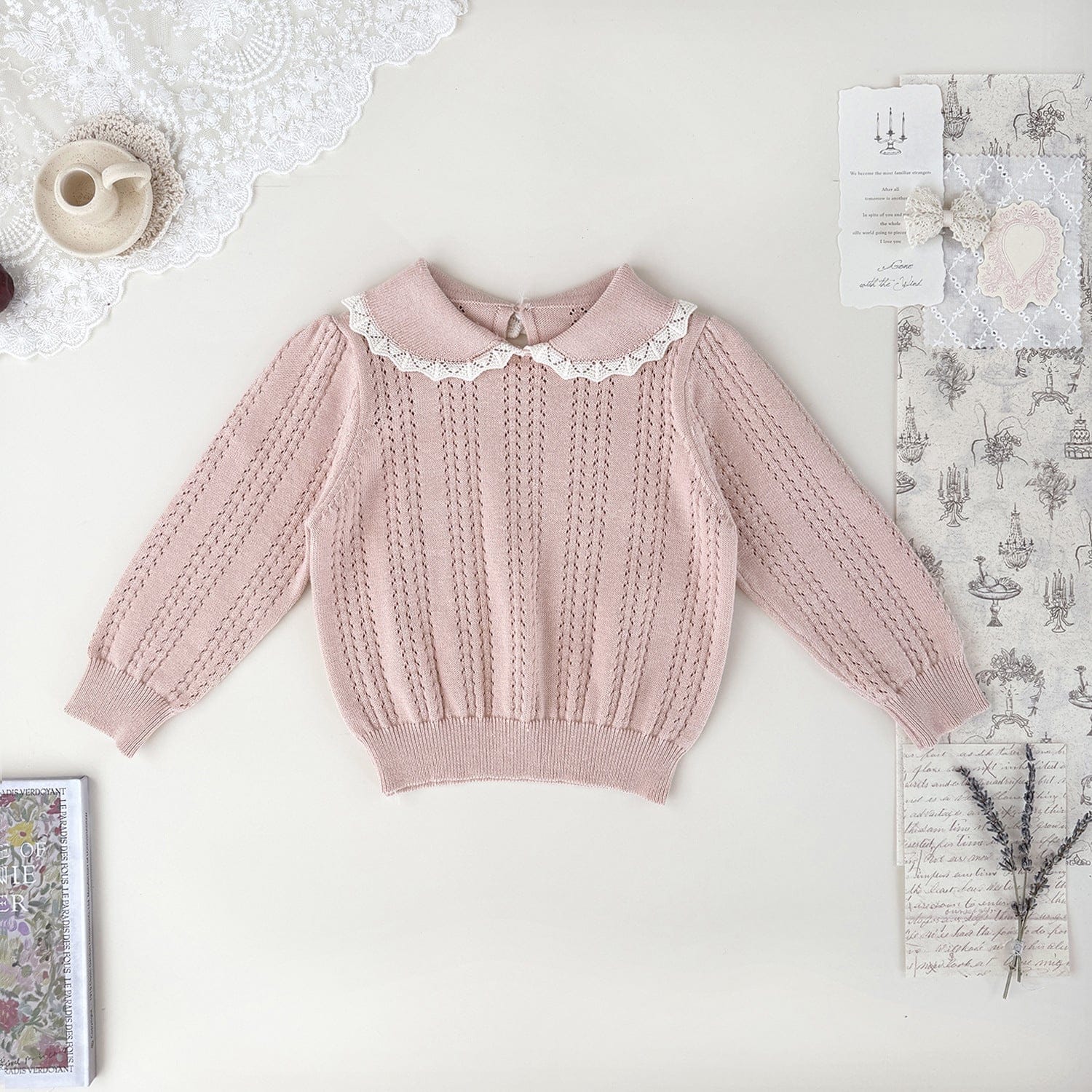 ニット・セーター ランタンスリーブ長袖カットソー【mh0009558】