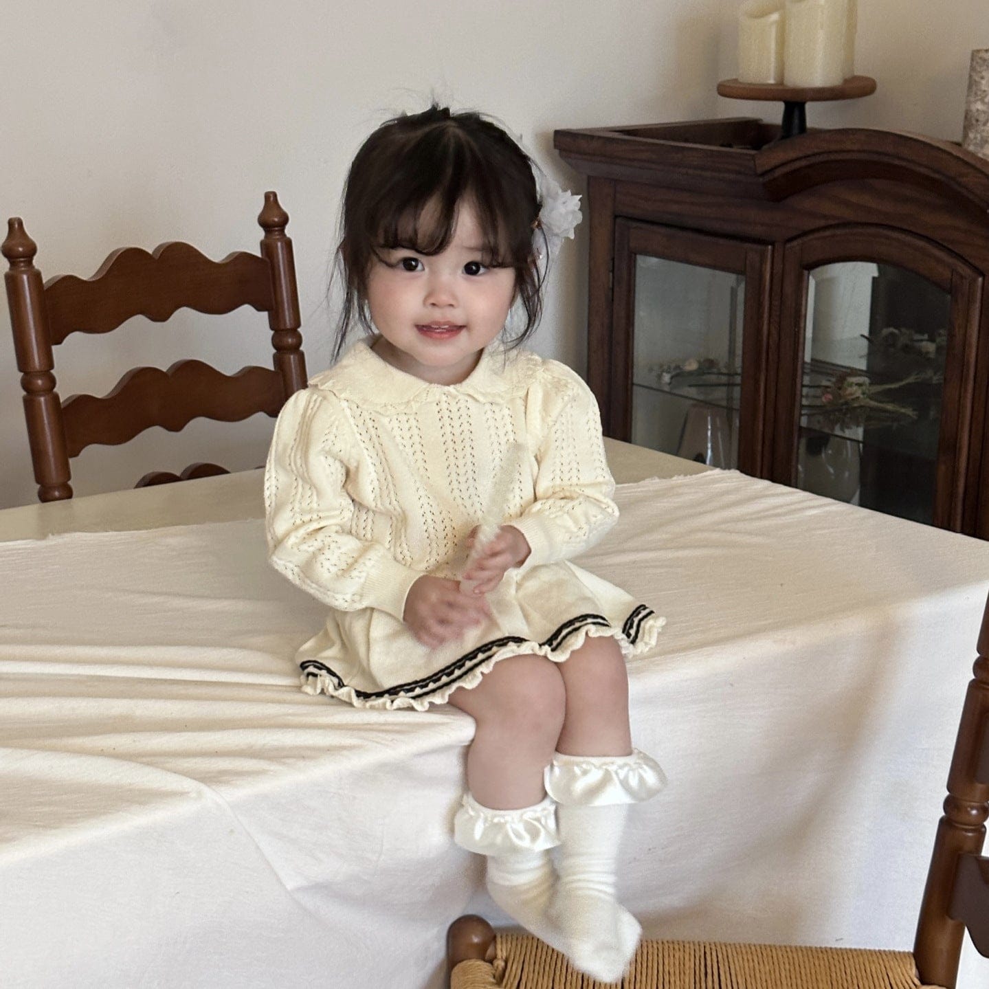 ニット・セーター ランタンスリーブ長袖カットソー【mh0009558】