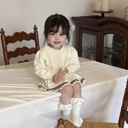 ニット・セーター ランタンスリーブ長袖カットソー【mh0009558】