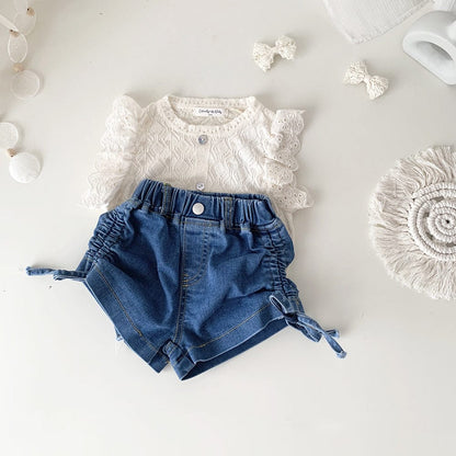 タンクトップ・キャミソール・ノースリーブトップス フリルレースニットブラウス【mh0009561】