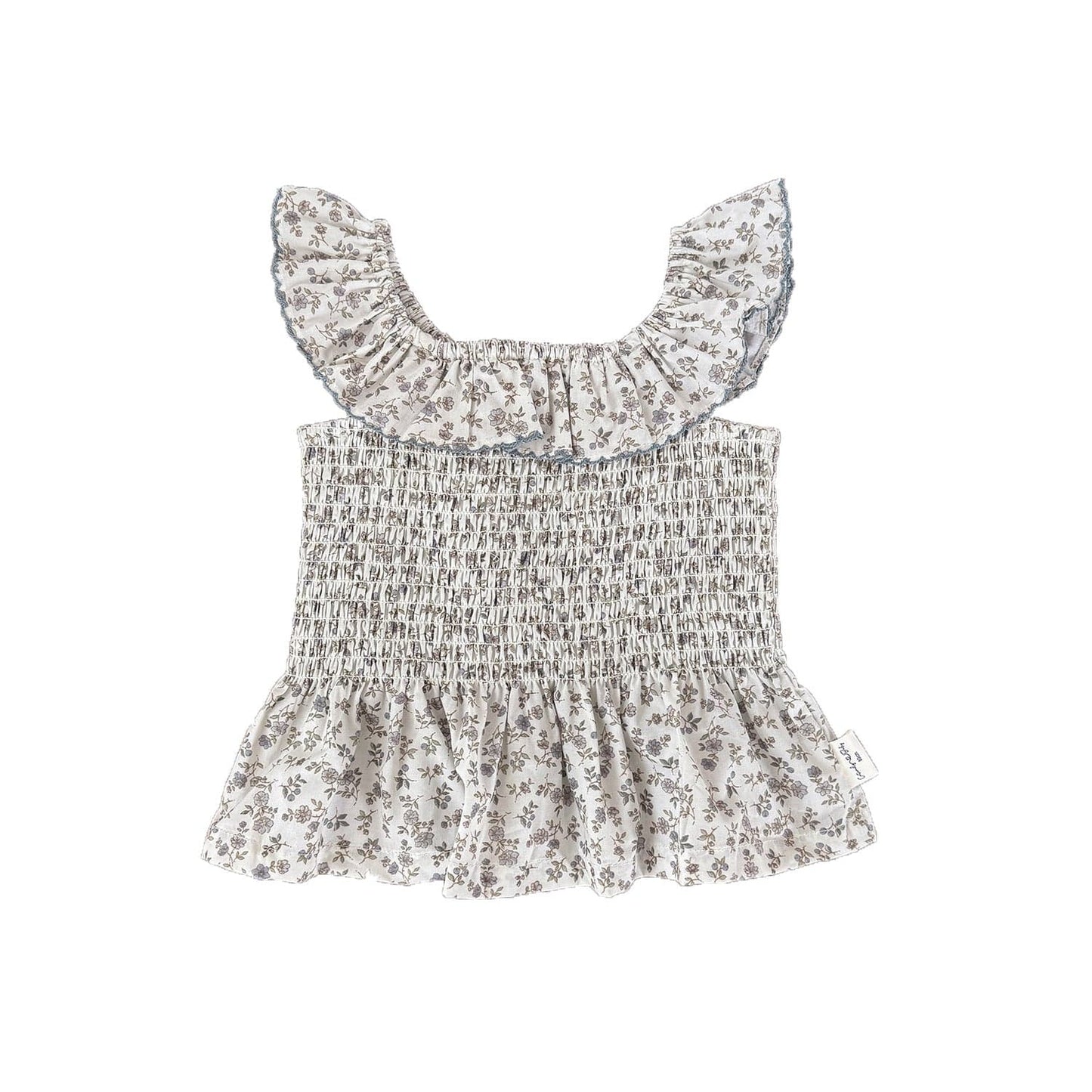 タンクトップ・キャミソール・ノースリーブトップス オフショルダーフラワープリントシャーリングトップス【mh0009563】