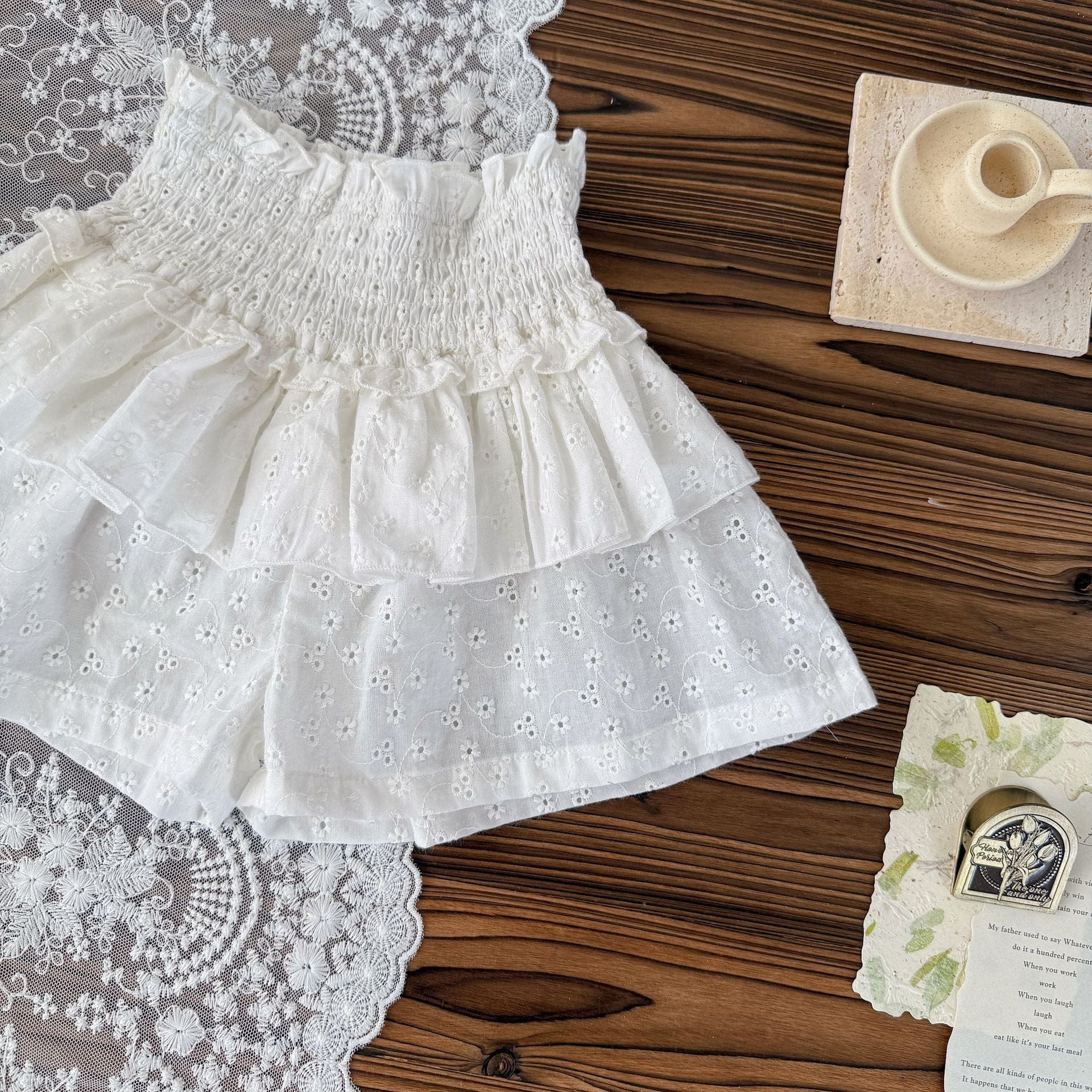 ハーフパンツ・ショートパンツ フラワープリントペプラムルーズショートパンツ【mh0009568】