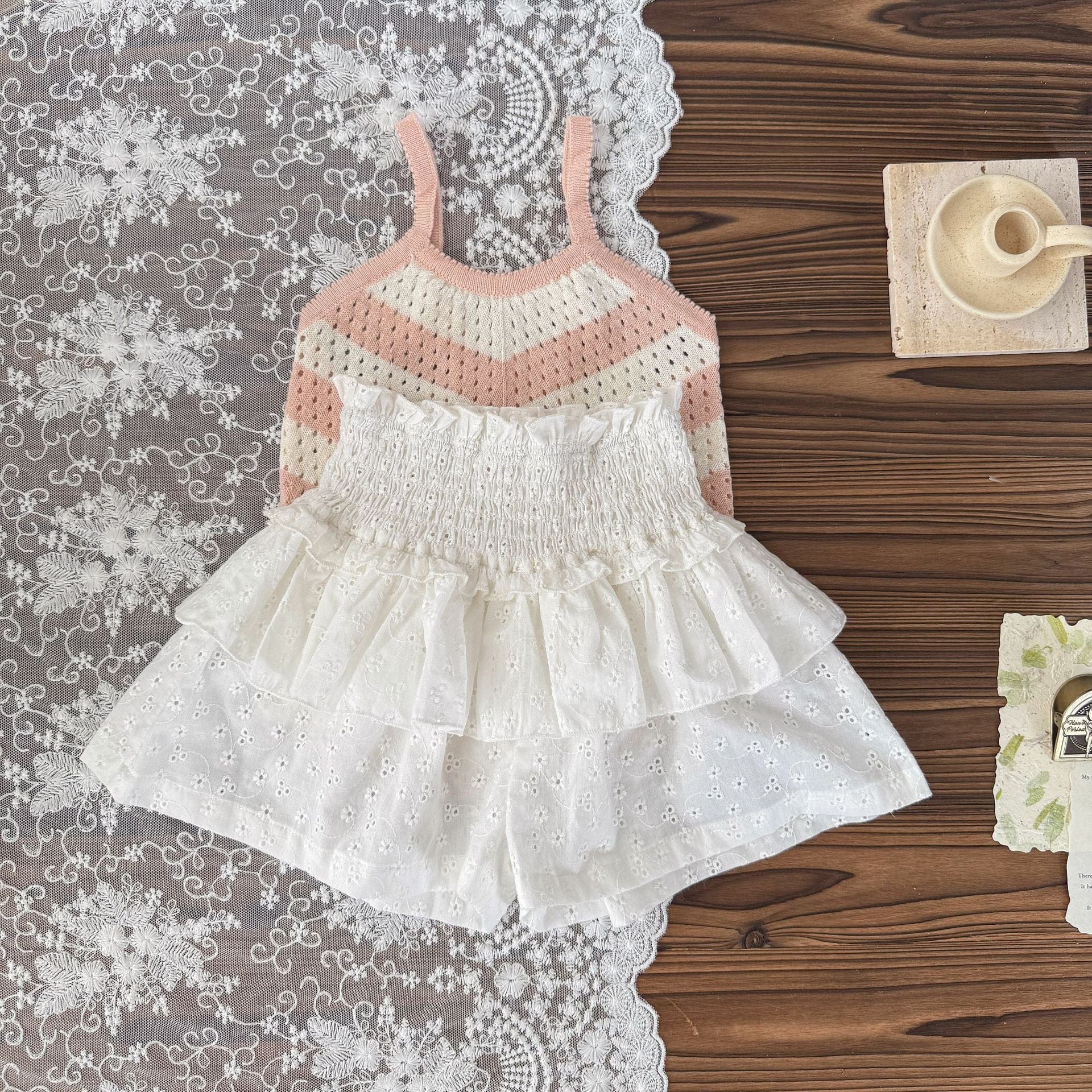 ハーフパンツ・ショートパンツ フラワープリントペプラムルーズショートパンツ【mh0009568】