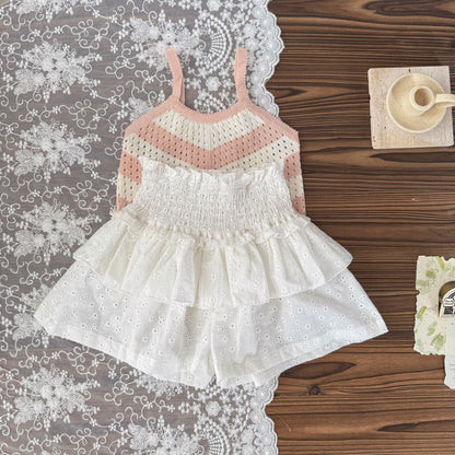 ハーフパンツ・ショートパンツ フラワープリントペプラムルーズショートパンツ【mh0009568】