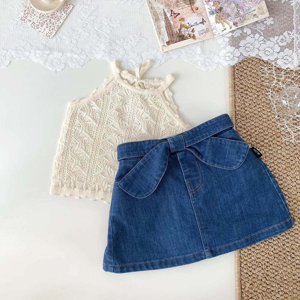 タンクトップ・キャミソール・ノースリーブトップス レースニットガーリータンクトップ【mh0010422】