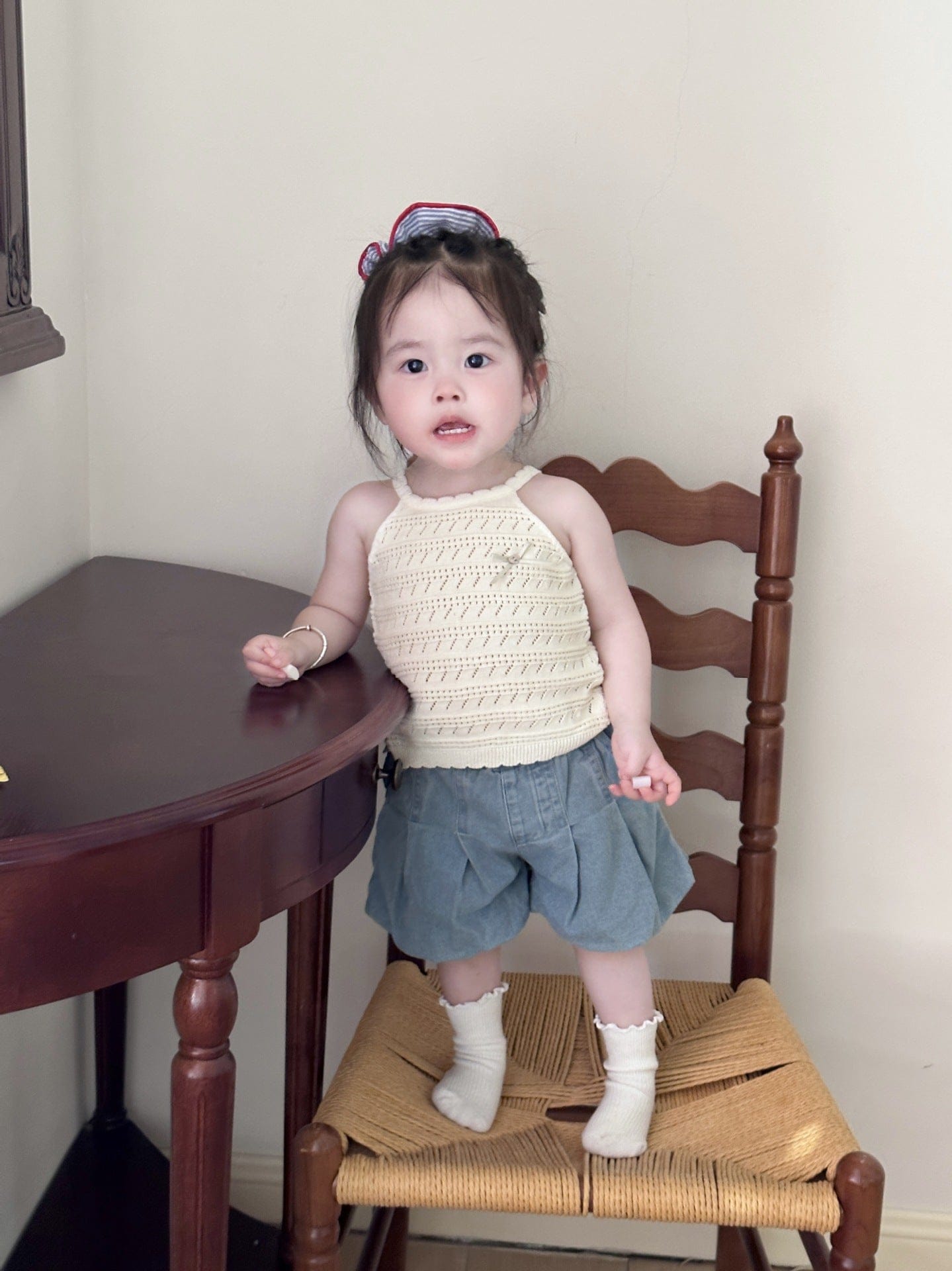 ハーフパンツ・ショートパンツ デニムバルーンショートパンツ【mh0010434】