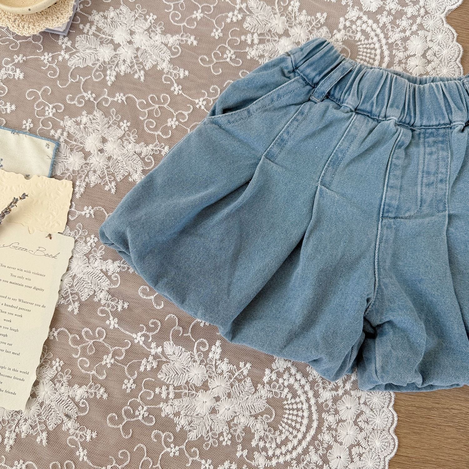 ハーフパンツ・ショートパンツ デニムバルーンショートパンツ【mh0010434】