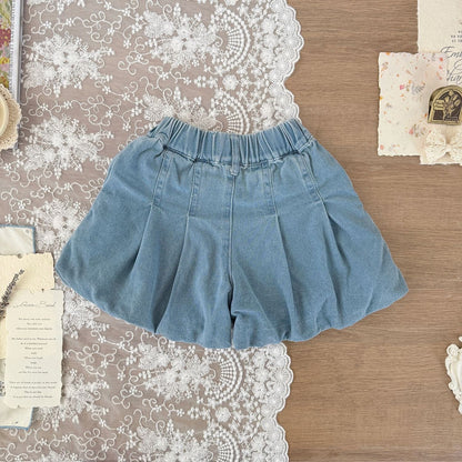 ハーフパンツ・ショートパンツ デニムバルーンショートパンツ【mh0010434】