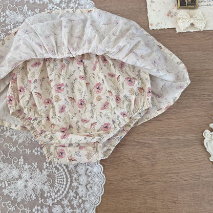 ブルマパンツ フラワープリントフリルブルマパンツ【mh0010439】