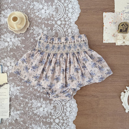 ブルマパンツ フラワープリントフリルブルマパンツ【mh0010439】