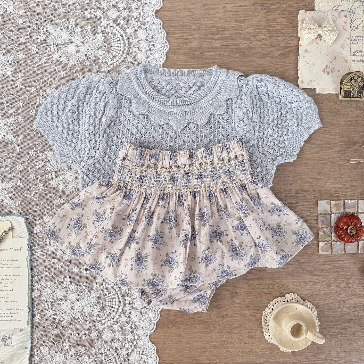 ブルマパンツ フラワープリントフリルブルマパンツ【mh0010439】