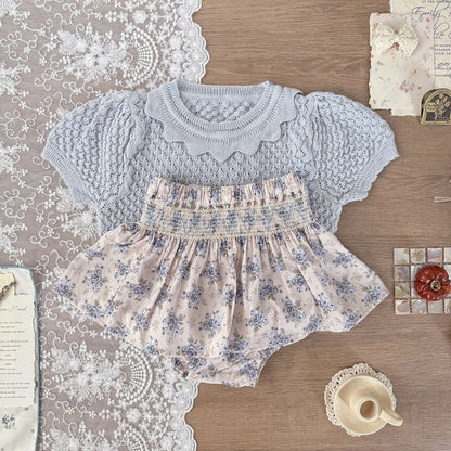 ブルマパンツ フラワープリントフリルブルマパンツ【mh0010439】