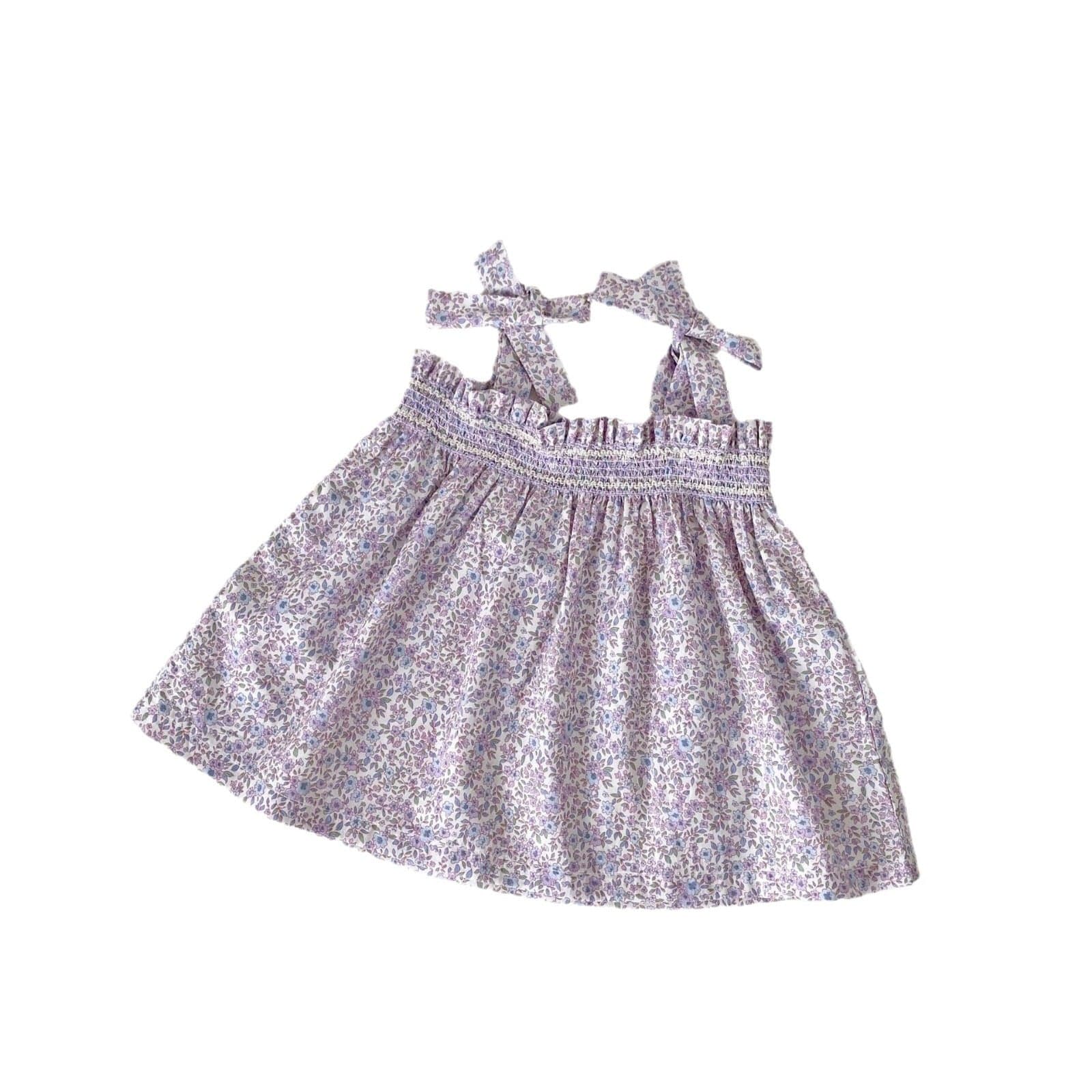 タンクトップ・キャミソール・ノースリーブトップス フラワープリントリボンショルダーチュニックブラウス【mh0010441】