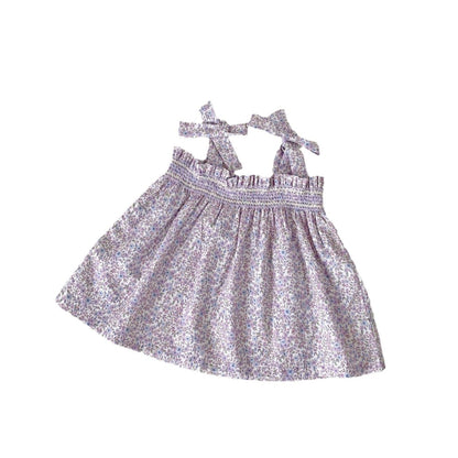 タンクトップ・キャミソール・ノースリーブトップス フラワープリントリボンショルダーチュニックブラウス【mh0010441】