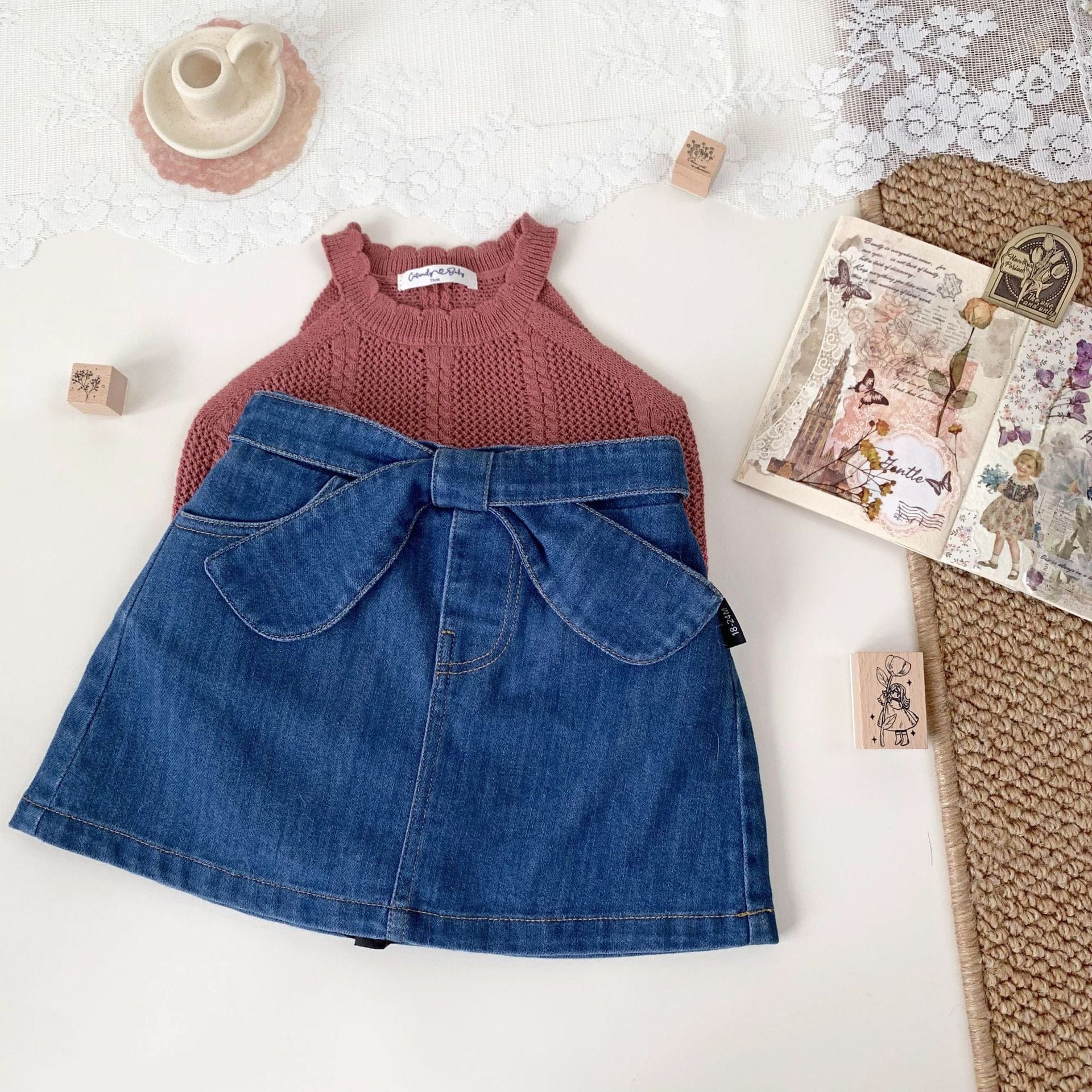 タンクトップ・キャミソール・ノースリーブトップス サマーニットタンクトップ【mh0010448】