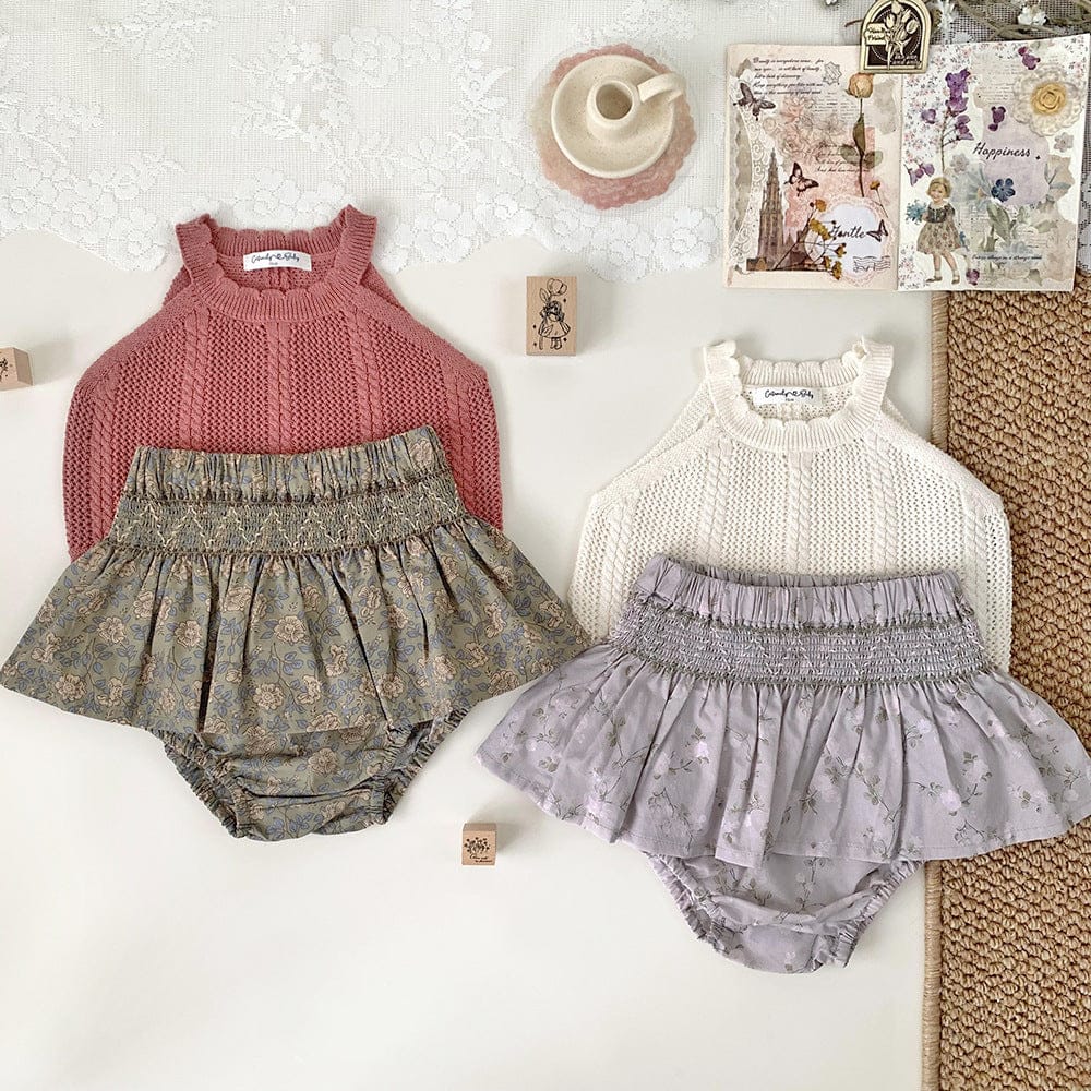 タンクトップ・キャミソール・ノースリーブトップス サマーニットタンクトップ【mh0010448】