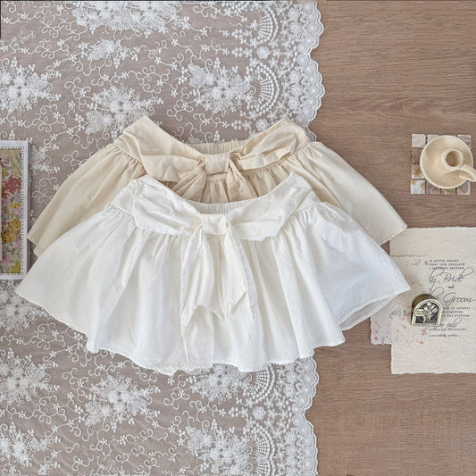 スカート フロントリボンパンツインミニスカート【mh0010450】