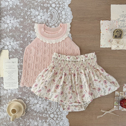 タンクトップ・キャミソール・ノースリーブトップス レースニットサマータンクトップ【mh0010451】