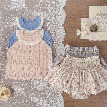 タンクトップ・キャミソール・ノースリーブトップス レースニットサマータンクトップ【mh0010451】