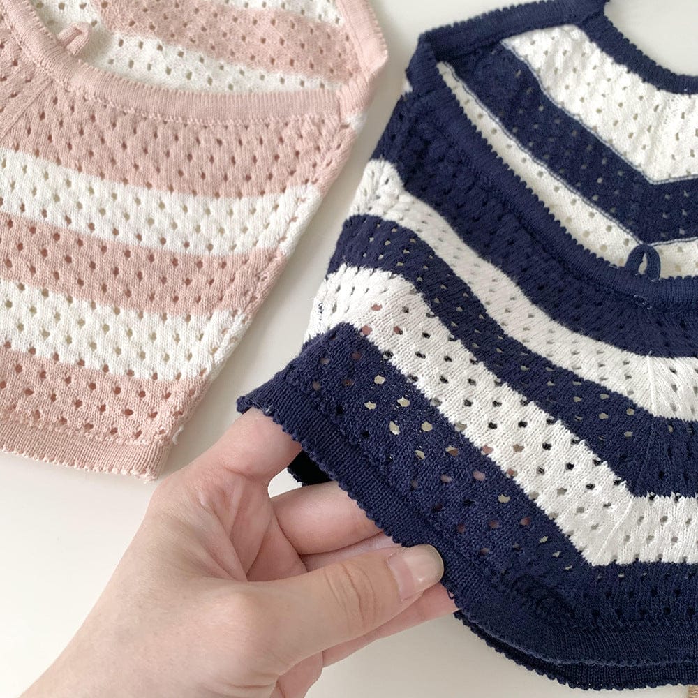 タンクトップ・キャミソール・ノースリーブトップス レースニットホルターネックタンクトップ【mh0010453】