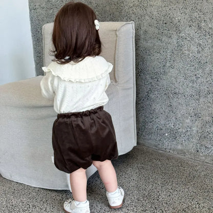 ニット・セーター 花柄レースフリル襟ニットプルオーバー【mh0011167】