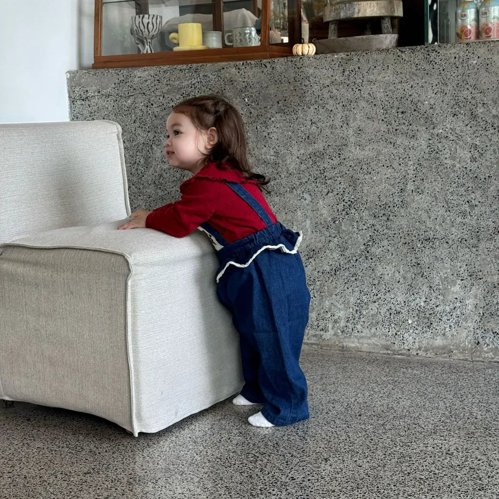 ニット・セーター 花柄レースフリル襟ニットプルオーバー【mh0011167】